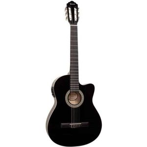 Violão Giannini Nf14 Ceqbk Eletroacústico Nylon Preto