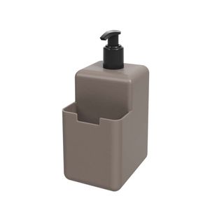 Dispenser Coza Para Detergente Líquido E Esponja - Brinox Cinza