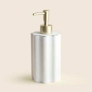 Porta Sabonete Líquido Blossom Resina - Acasa Branco