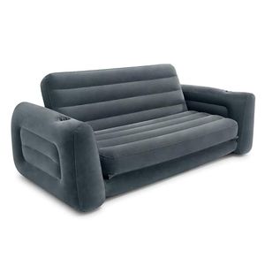 Sofá Cama Inflável Intex 200kg Cama Casal Duplo 2 Em 1 - Intex