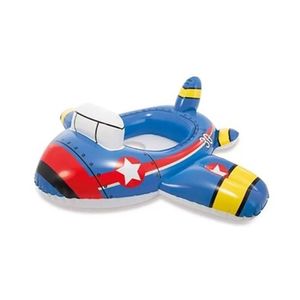 Baby Bote Kiddie Boia Inflável Avião Intex