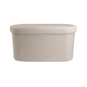 Puff Báu Boucle Off-white - Acasa