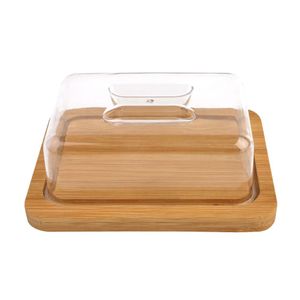 Mantegueira Bambu E Acrílico 20cm - Acasa