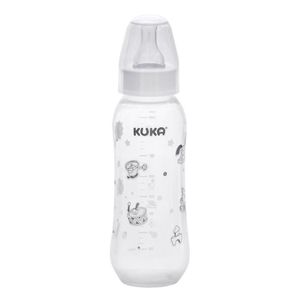 Mamadeira Natural Universal Branca 250ml - Kuka Mamadeira Kuka Natural Universal Branca 250ml