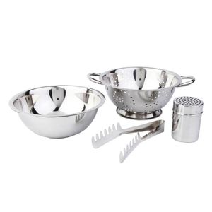 Kit De Utensílios Inox Com 4 Peças - Acasa