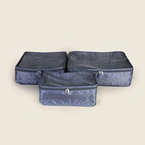 Kit Organizador Para Mala Com 3 Peças Cinza - Acasa