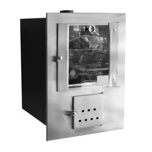 Forno A Lenha De Embutir Com Frente Em Inox