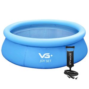 Piscina Inflável Joy Set 2490l Circular 240cm Com Bomba Vg Plus