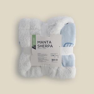 Manta Sherpa Carros Microfibra - Ababy