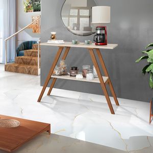 Aparador Cantinho Cafe Off White Buffet Sala Hall Escritorio