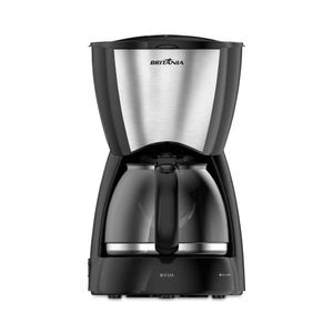 Cafeteira Elétrica Britânia Para 32 Xícaras Jarra De Vidro Preto BCF32A