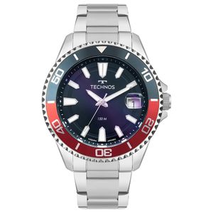 Relógio Technos Masculino Acqua Prata - 2415ej/1a