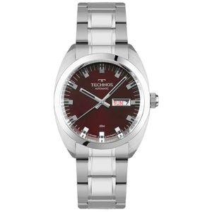 Relógio Technos Masculino Automático Prata - 8205ov/1r 8205ov/1r