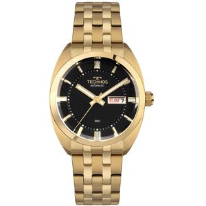 Relógio Technos Masculino Automatico Dourado - 8205or/1p