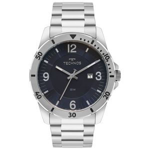 Relógio Technos Masculino Militar Prata - 2115naf/1a 2115naf/1a