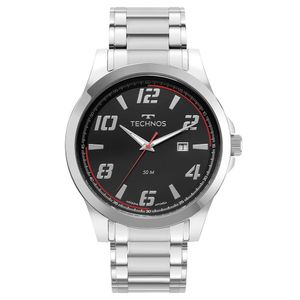 Relógio Technos Masculino Racer Prata - 2115uag/1p Relógio Technos Masculino Racer Basico Prata - 2115uag/1p