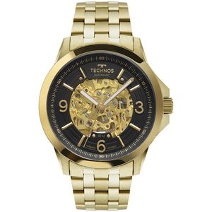 Relógio Technos Masculino Automático Dourado - 8n24ak/4p 8n24ak/4p