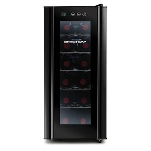 Adega Climatizada Brastemp 12 Garrafas All Black Preto BZC12BE