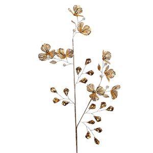 Galho Flores Douradas - 63cm - En2806