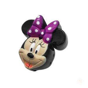 Porta Escova Dente Plástico 3d Minnie Com Ventosa - Etitoys