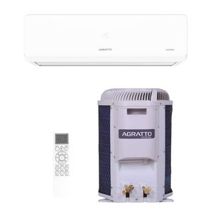 Ar Condicionado Split Agratto Hi Wall Fit Top Inverter 12.000 BTUS Frio Branco Monofasico 220V FICST12F-02