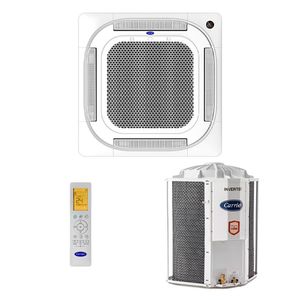 Ar Condicionado Split Cassete 4 Vias Inverter R32 Connect Carrier 36000 Btus Frio 220V Monofásico