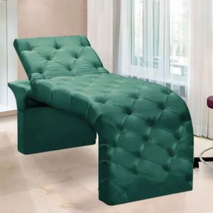 Maca Estofada Estética Cílios Regulável Spa Suede Anitta Cor:verde