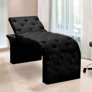 Maca Estofada Estética Cílios Regulável Spa Suede Anitta Cor:preto