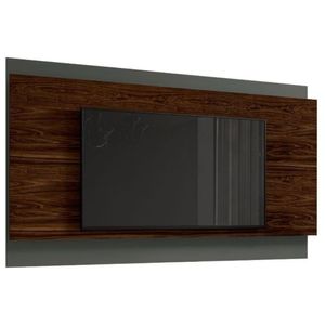 Painel Tv Até 70 Polegadas Estante Life 180 Cm Mobler Cor:marrom Palisandro/ Cinza Régio