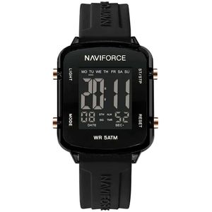Relógio Unissex Digital Esportivo á Prova D´agua Pulseria Silicone Tela Display Lcd Casual Preto