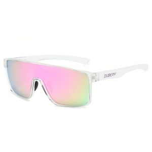 Óculos Da Moda Dubery D379 Polarizados Quadrado Rosa