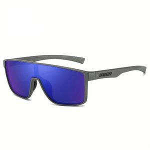 Óculos Da Moda Dubery D379 Polarizados Quadrado Azul Marinho