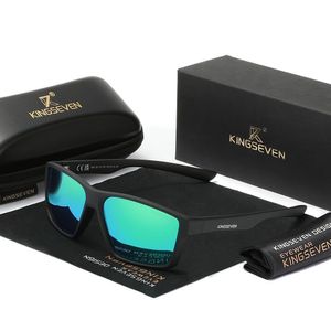 Óculos Leves, Confortáveis, Duráveis, Adequados Kingseven 799 Preto Verde