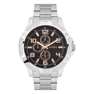 Relógio Condor Masculino Civic Prata - Co6p27ad-4p Co6p27ad-4p