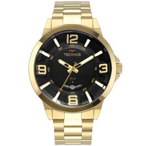 Relógio Technos Masculino Racer Dourado 2117lbo-4p 2117lbo-4p