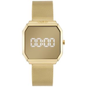 Relógio Euro Feminino Fashion Fit Reflexos Dourado - Eumd2392aa-4d Eumd2392aa-4d