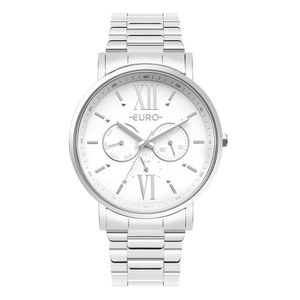 Relógio Euro Feminino Multiglow Prata - Eu6p29aiu-4k Eu6p29aiu-4k