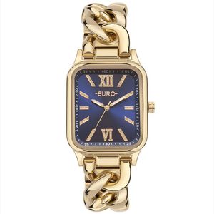 Relógio Euro Feminino Chains Dourado - Eu2035yuf-4a Eu2035yuf-4a