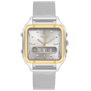 Relógio Euro Feminino Fashion Fit Sporty Bicolor - Eubj3890aax-4k Eubj3890aax-4k