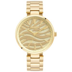 Relógio Euro Feminino Glitz Dourado - Eu2036yub-4d Eu2036yub-4d