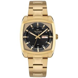 Relógio Technos Masculino Automatico Dourado - 8205om-1p