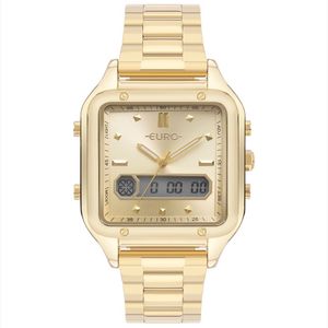 Relógio Euro Feminino Fashion Fit Sporty Dourado - Eubj3890aat-4d Eubj3890aat-4d