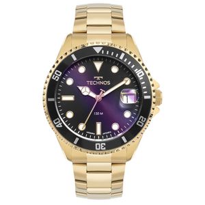 Relógio Technos Masculino Acqua Dourado - 2415dw-1p 2415dw-1p