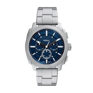 Relógio Fossil Masculino Machine Prata - Fs6096-1an