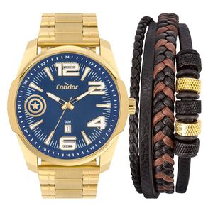 Kit Condor Masculino Speed Dourado - Co2115mzl-ki4a Co2115mzl-ki4a