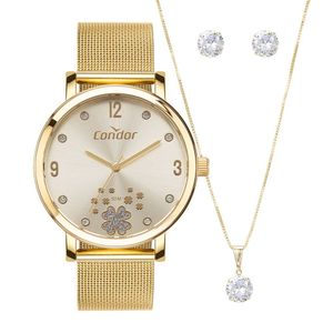 Kit Condor Feminino Mimos E Sutilezas Dourado - Co2035ngc-k4x