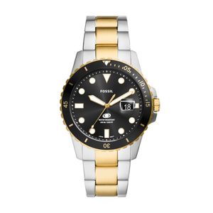 Relógio Fossil Masculino Blue Prata - Fs6031-1kn Fs6031-1kn