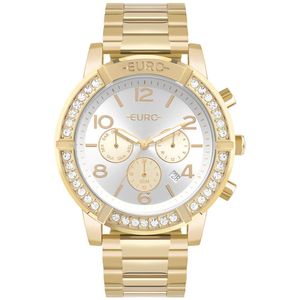 Relógio Euro Feminino Big Case Dourado - Eujp25ar-4b Eujp25ar-4b