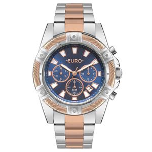 Relógio Euro Feminino Big Case Bicolor - Eujs25ah-4a Eujs25ah-4a