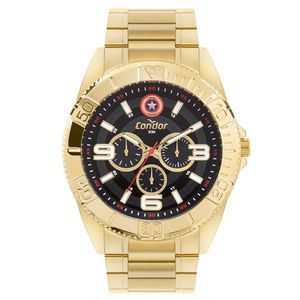 Relógio Condor Masculino Civic Dourado - Co6p29jow-i4p Co6p29jow-i4p